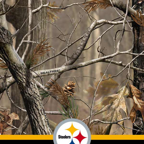 NFL Realtree Camo Pittsburgh Steelers Galaxy Buds Live Skin